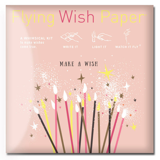 MAKE A WISH BIRTHDAY / Wish-Making Kit / 15 WISHING PAPERS™