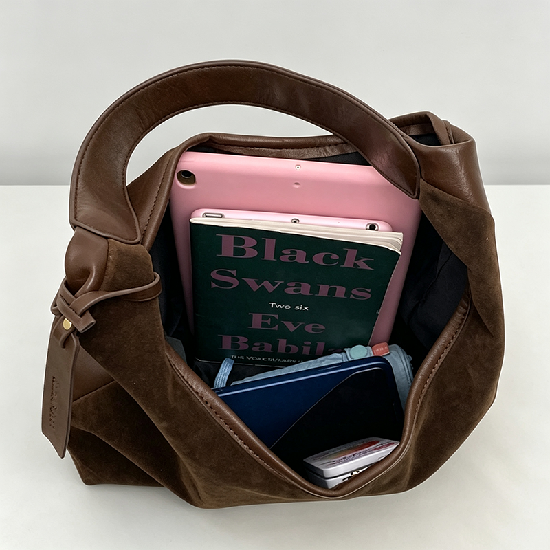 Vintage Suede Hudson Tote