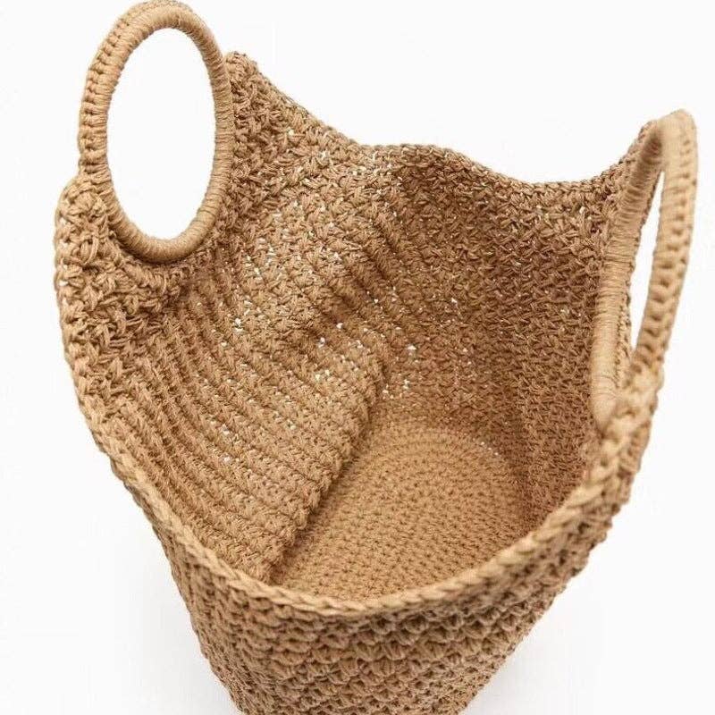 Marbella Woven Straw Tote