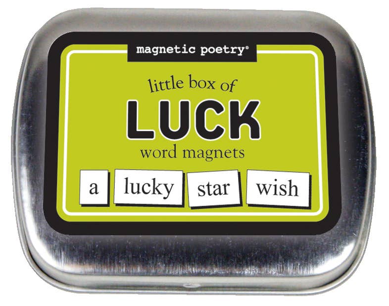 Little Box of Words Magnetic Poetry Kit
