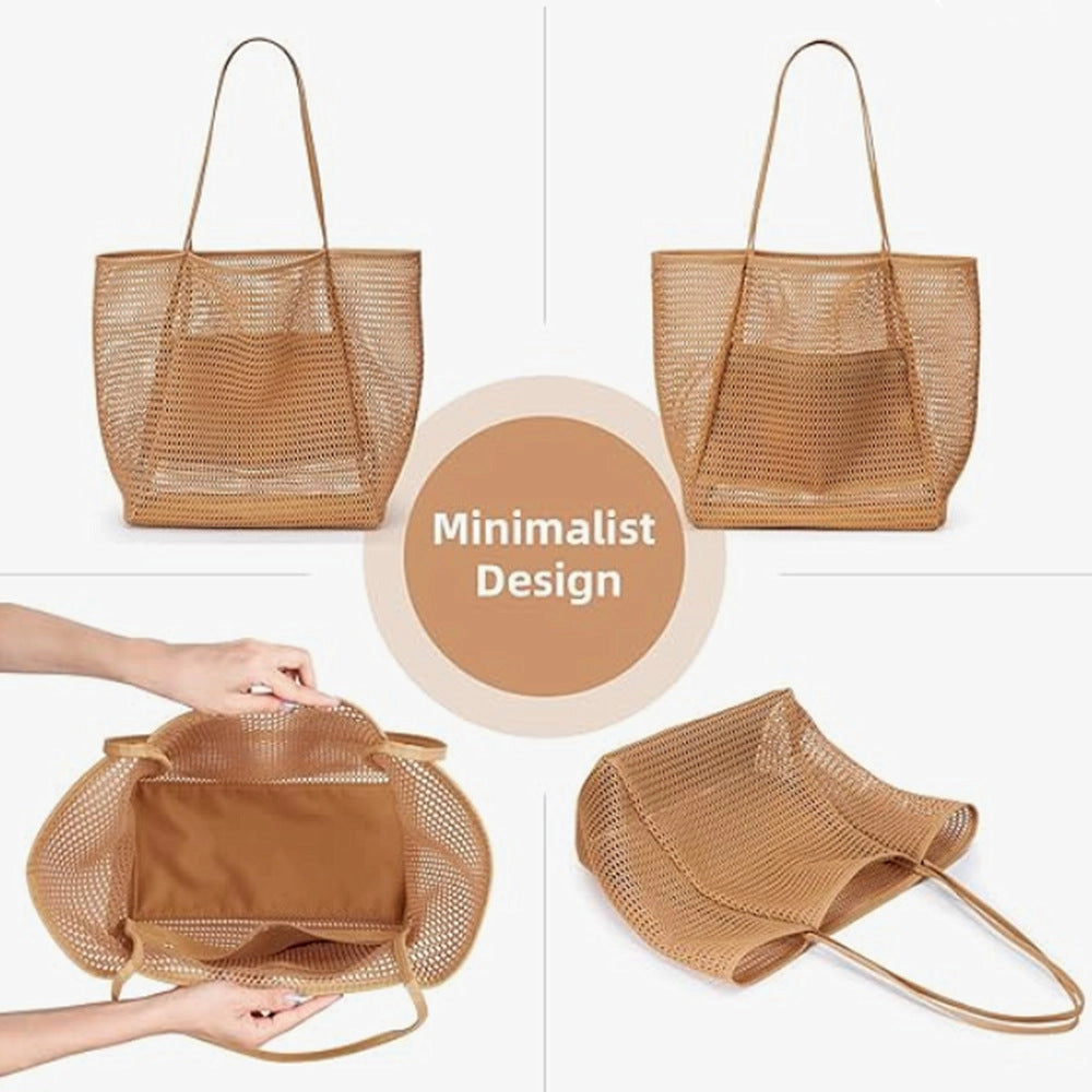 Sanibel Mesh Beach Tote