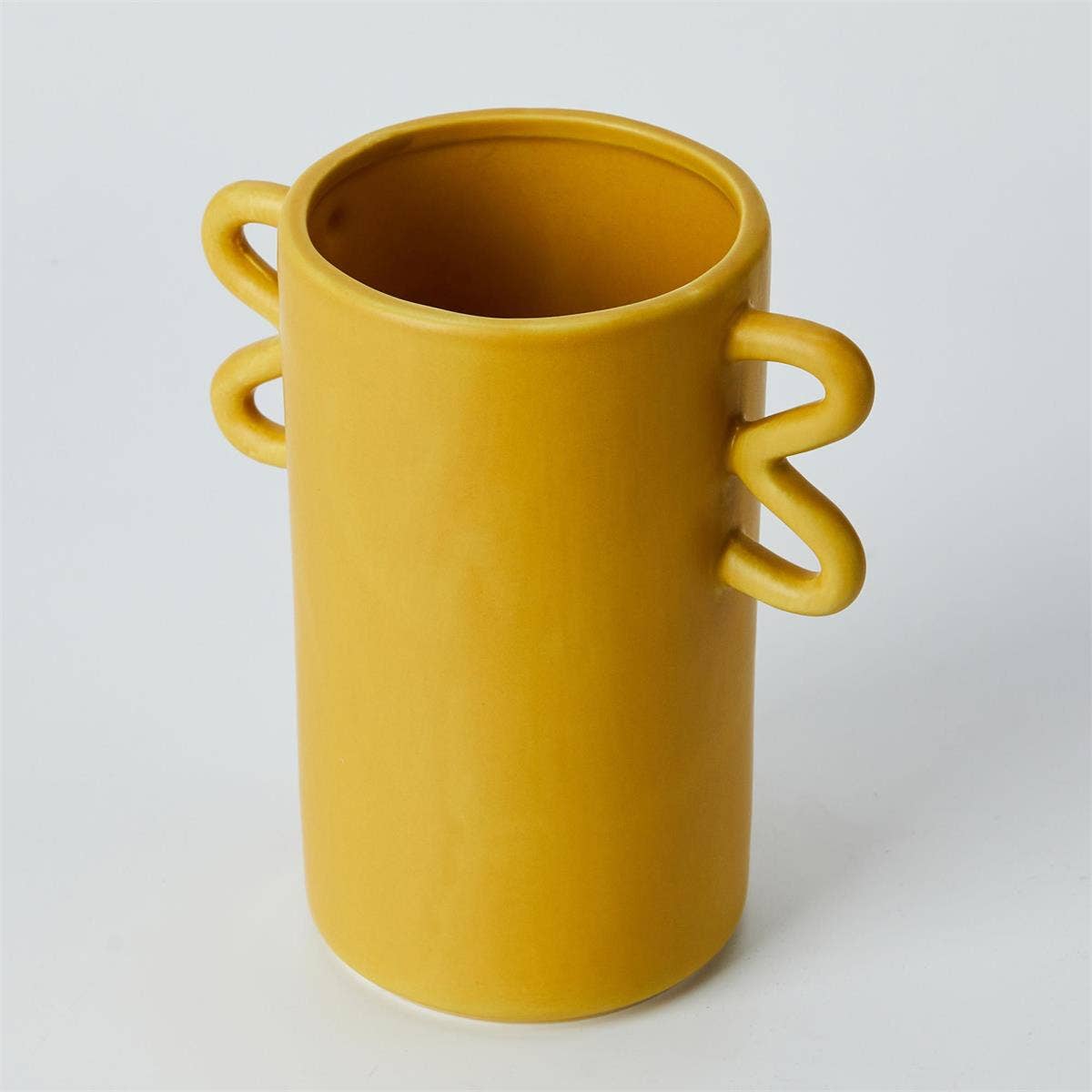 Mustard Cylinder Vase